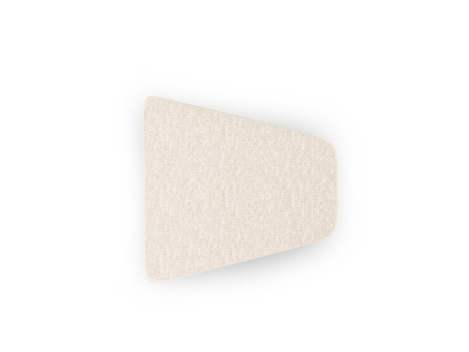 Stylischer Miley Pouf in zartem Ivory-Eden, perfekt für gemütliche Sitzgelegenheiten und moderne Wohnkonzepte.