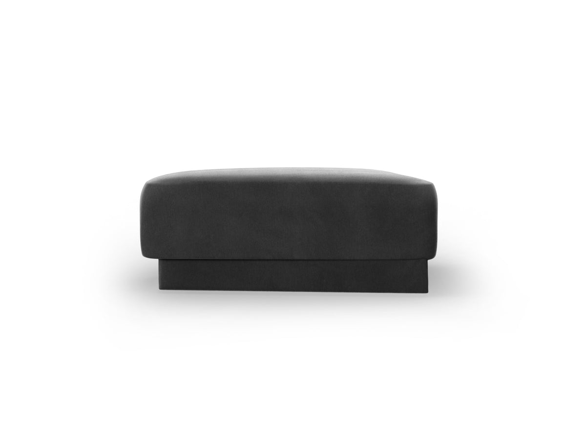 Miley Velour Pouf 1 Sitz in Grey-Bluvel präsentiert im Onlineshop von KAQTU Design AG. Pouf ist von Micadoni