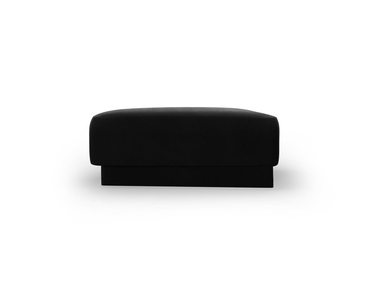 Miley Velour Pouf 1 Sitz in Black-Bluvel präsentiert im Onlineshop von KAQTU Design AG. Pouf ist von Micadoni