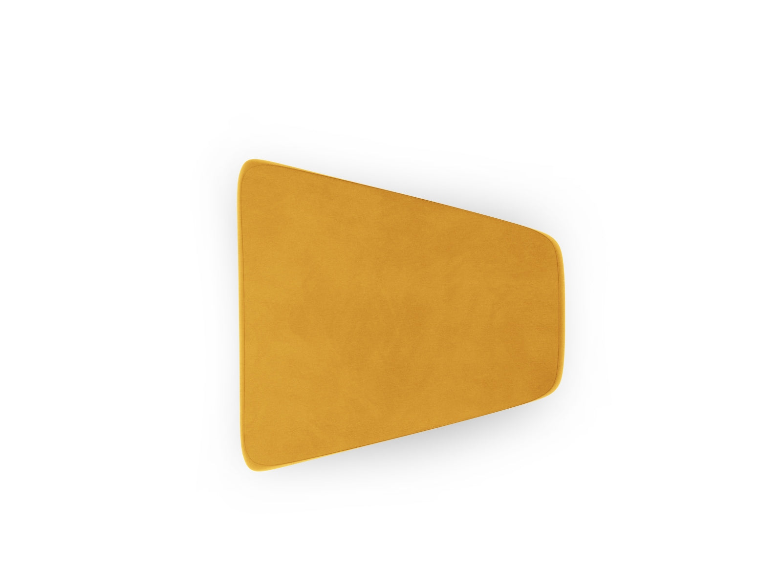 Stylischer Miley Velour Pouf in warmen Gelbtönen, perfekt für gemütliche Sitzgelegenheiten und als dekoratives Element in jedem Raum.