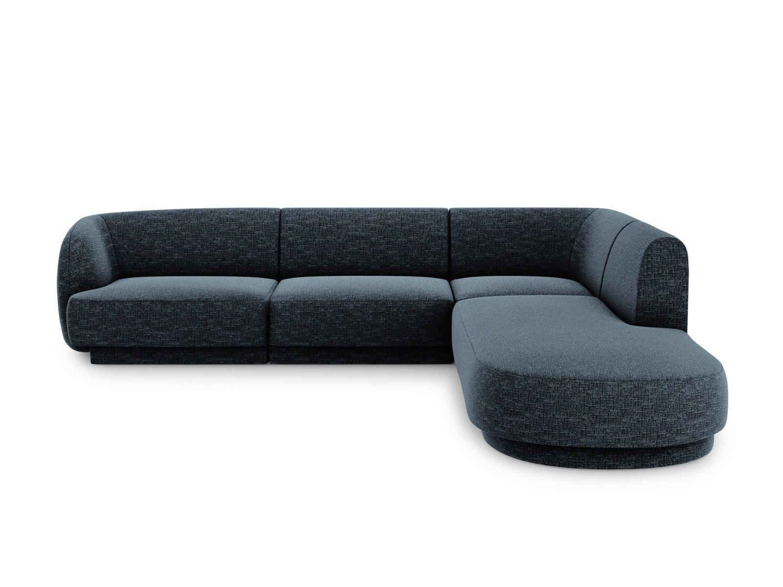 Miley Ecksofa rechts 6 Sitzer in Royal Blue-Haga präsentiert im Onlineshop von KAQTU Design AG. Ecksofa rechts ist von Micadoni