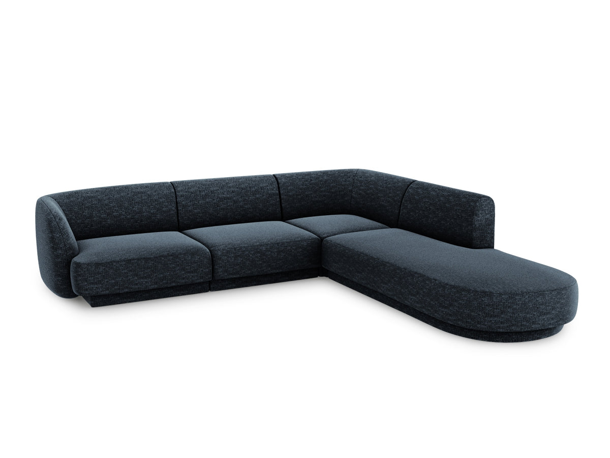 Miley Ecksofa rechts 6 Sitzer in Royal Blue-Haga präsentiert im Onlineshop von KAQTU Design AG. Ecksofa rechts ist von Micadoni