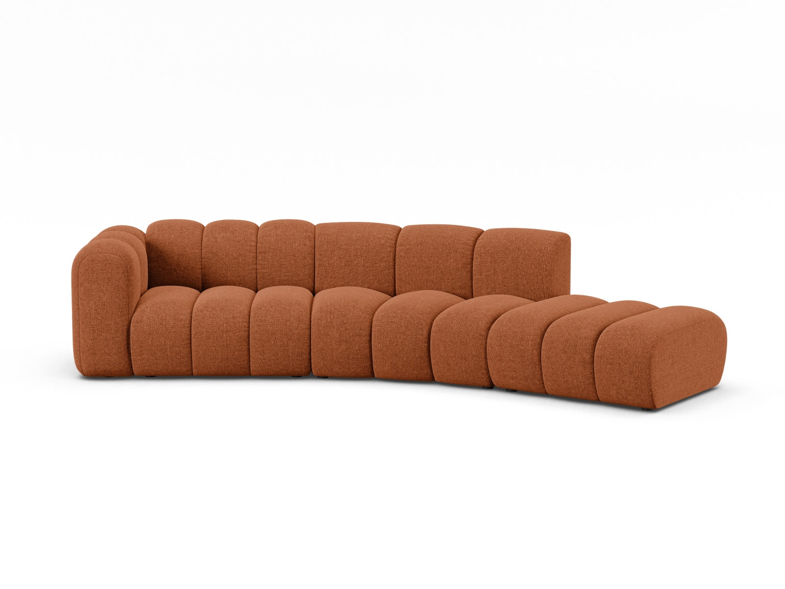 Lupine Modular Sofa links 5 Sitzer in Brick präsentiert im Onlineshop von KAQTU Design AG. Modulares Sofa ist von Micadoni