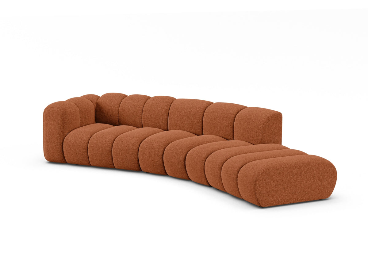 Lupine Modular Sofa links 5 Sitzer in Brick-Eden präsentiert im Onlineshop von KAQTU Design AG. 3er Sofa ist von Micadoni