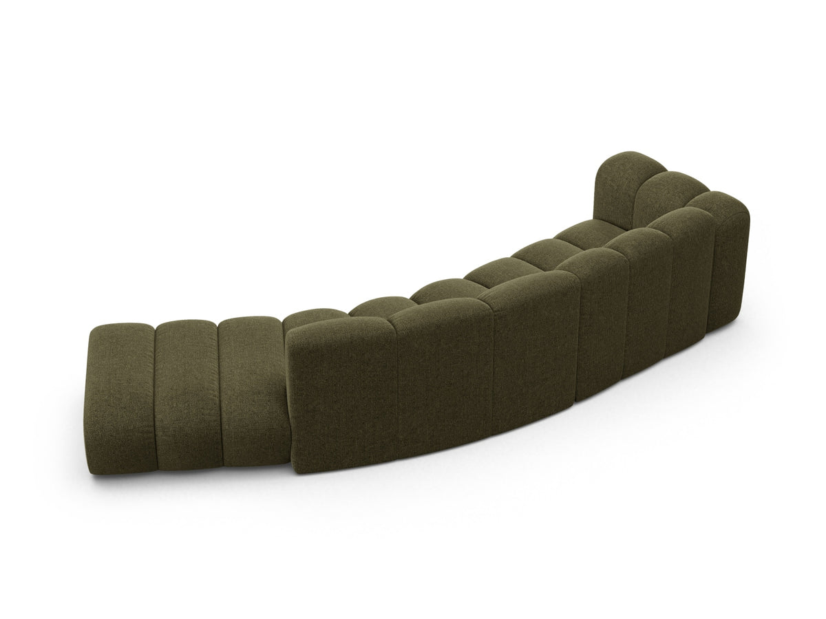 Lupine Modular Sofa links 5 Sitzer in Green-Eden präsentiert im Onlineshop von KAQTU Design AG. 3er Sofa ist von Micadoni
