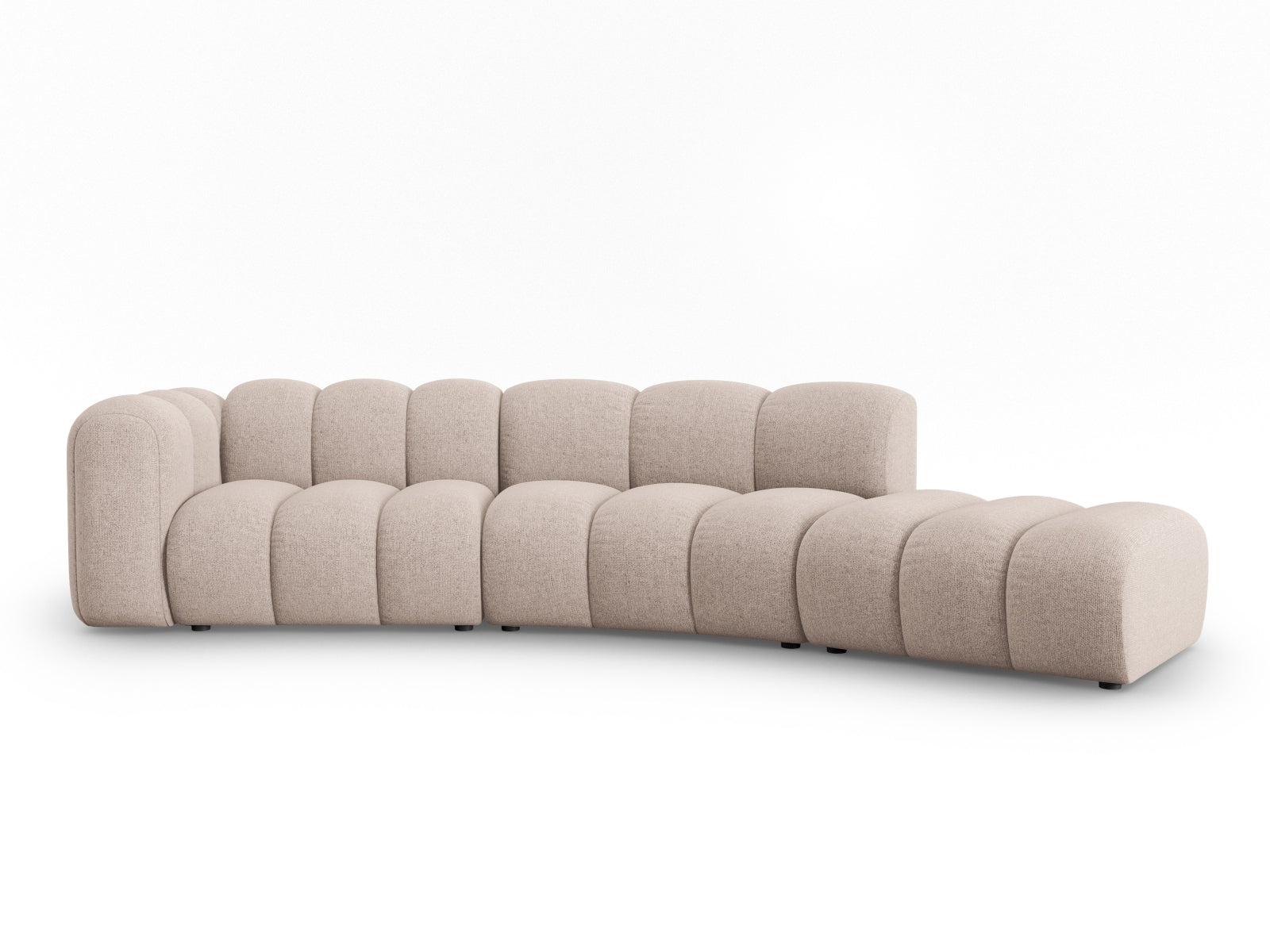 Erleben Sie das Lupine Modulare Sofa rechts 5 Sitzer von Micadoni – ein elegantes, anpassbares Möbelstück für höchsten Komfort und Stil.