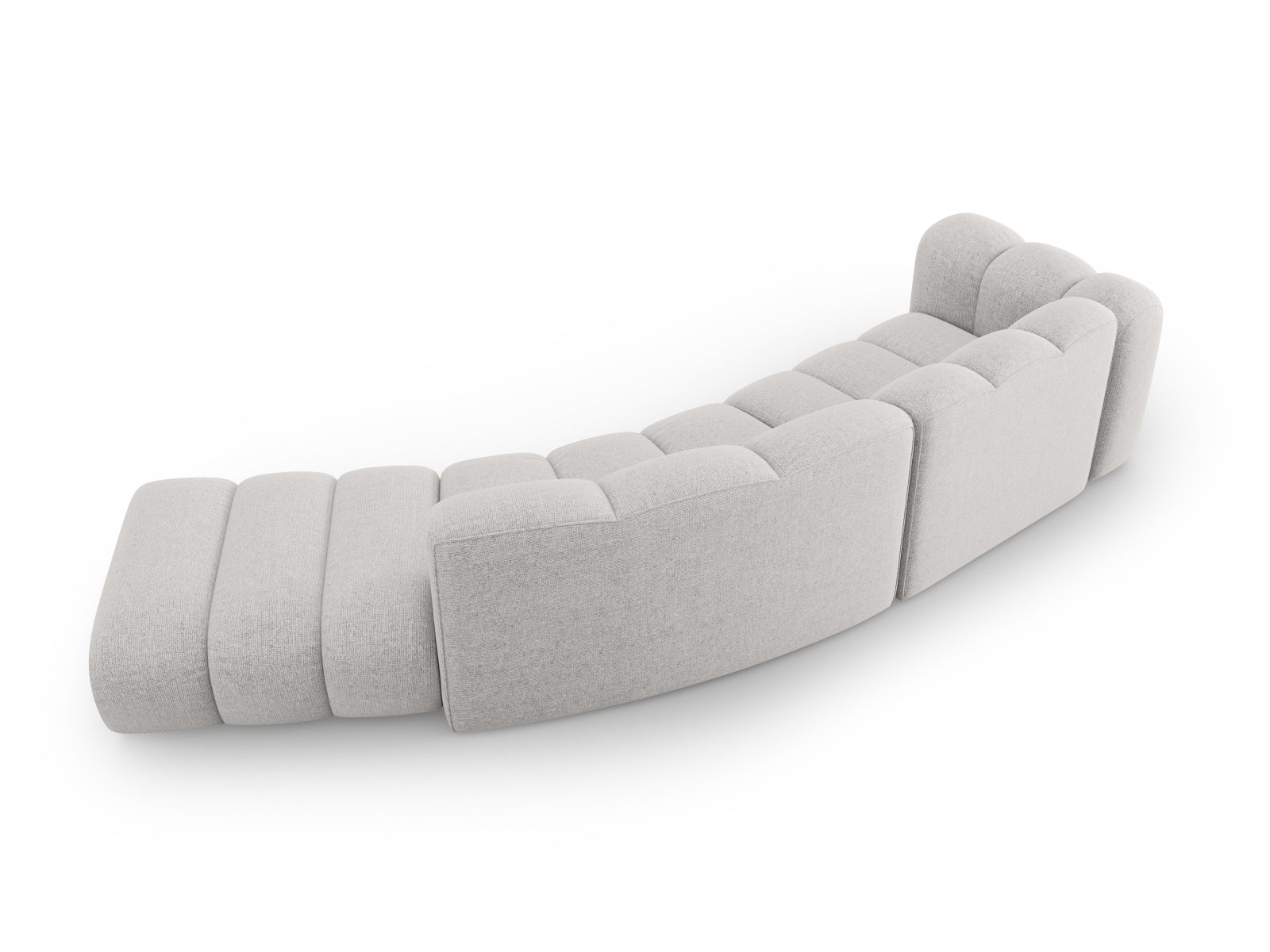 Entdecken Sie das Lupine Modulare Sofa rechts 5 Sitzer von Micadoni – ein stilvolles, flexibles Sofa, das Komfort und modernes Design vereint.