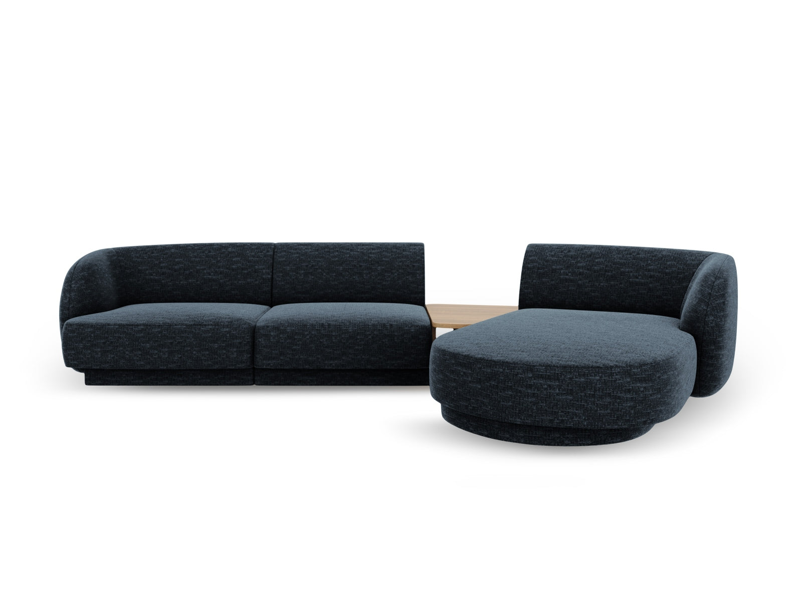 Miley Modulares Sofa rechts 3 Sitzer in Royal Blue-Haga präsentiert im Onlineshop von KAQTU Design AG. L-Sofa rechts ist von Micadoni
