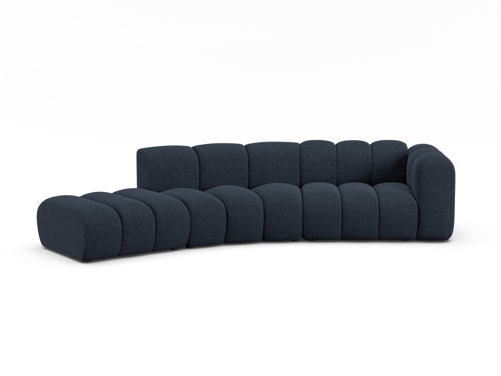 Lupine Modular Sofa rechts 5 Sitzer in Navy Blue-Eden präsentiert im Onlineshop von KAQTU Design AG. 5er Sofa ist von Micadoni