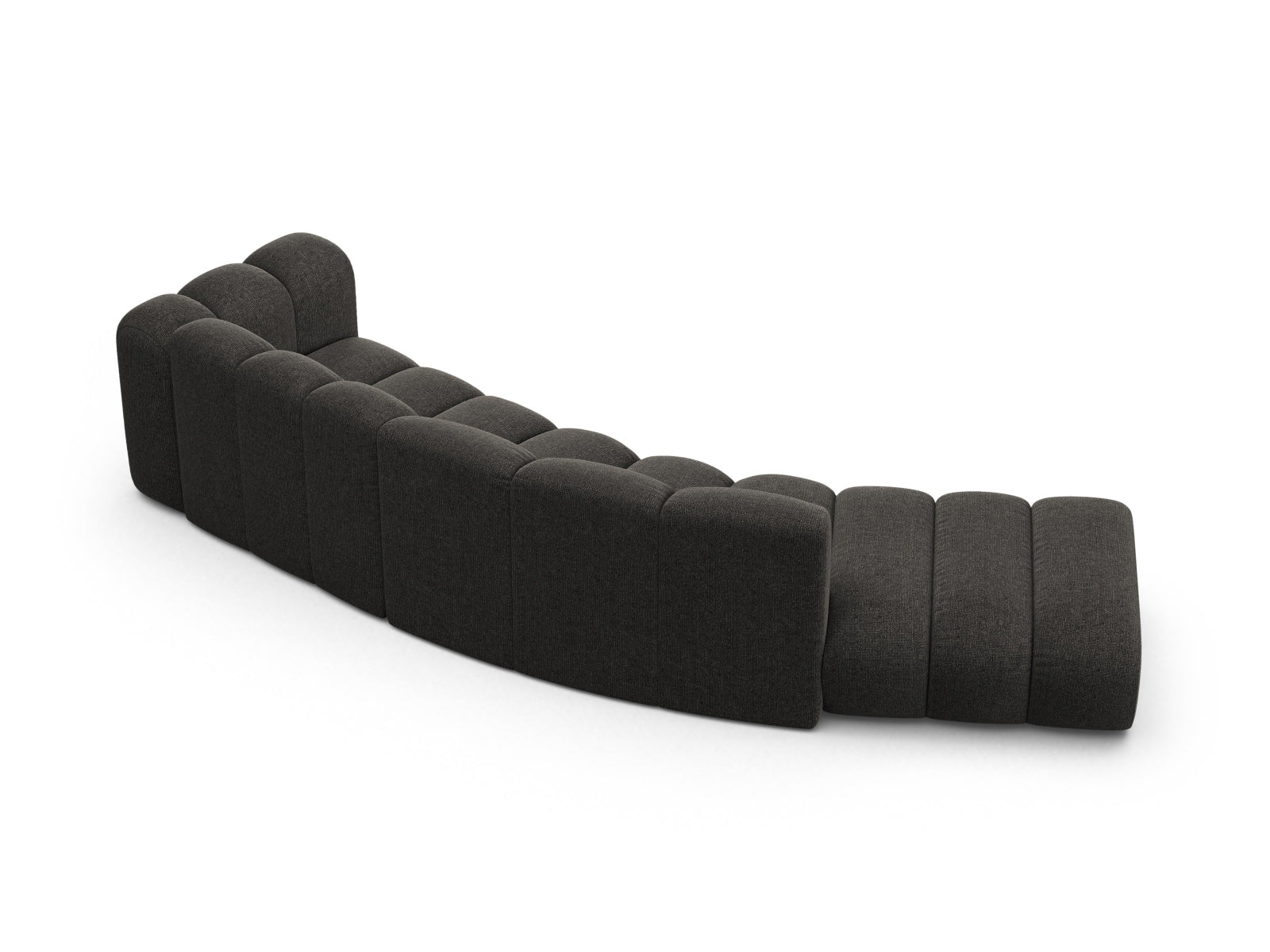 Lupine Modular Sofa rechts 5 Sitzer in Dark Grey-Eden präsentiert im Onlineshop von KAQTU Design AG. 5er Sofa ist von Micadoni