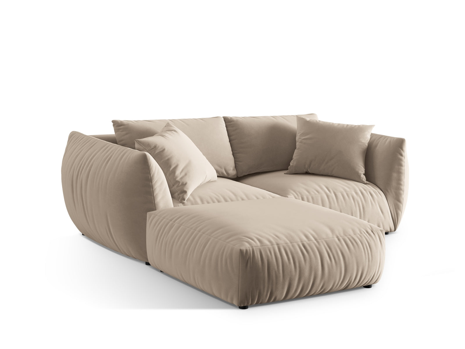 Elegantes Chris Modular Ecksofa in Ecru-Casino, linksseitig, ideal für entspannte Stunden und stilvolle Einrichtungsideen.