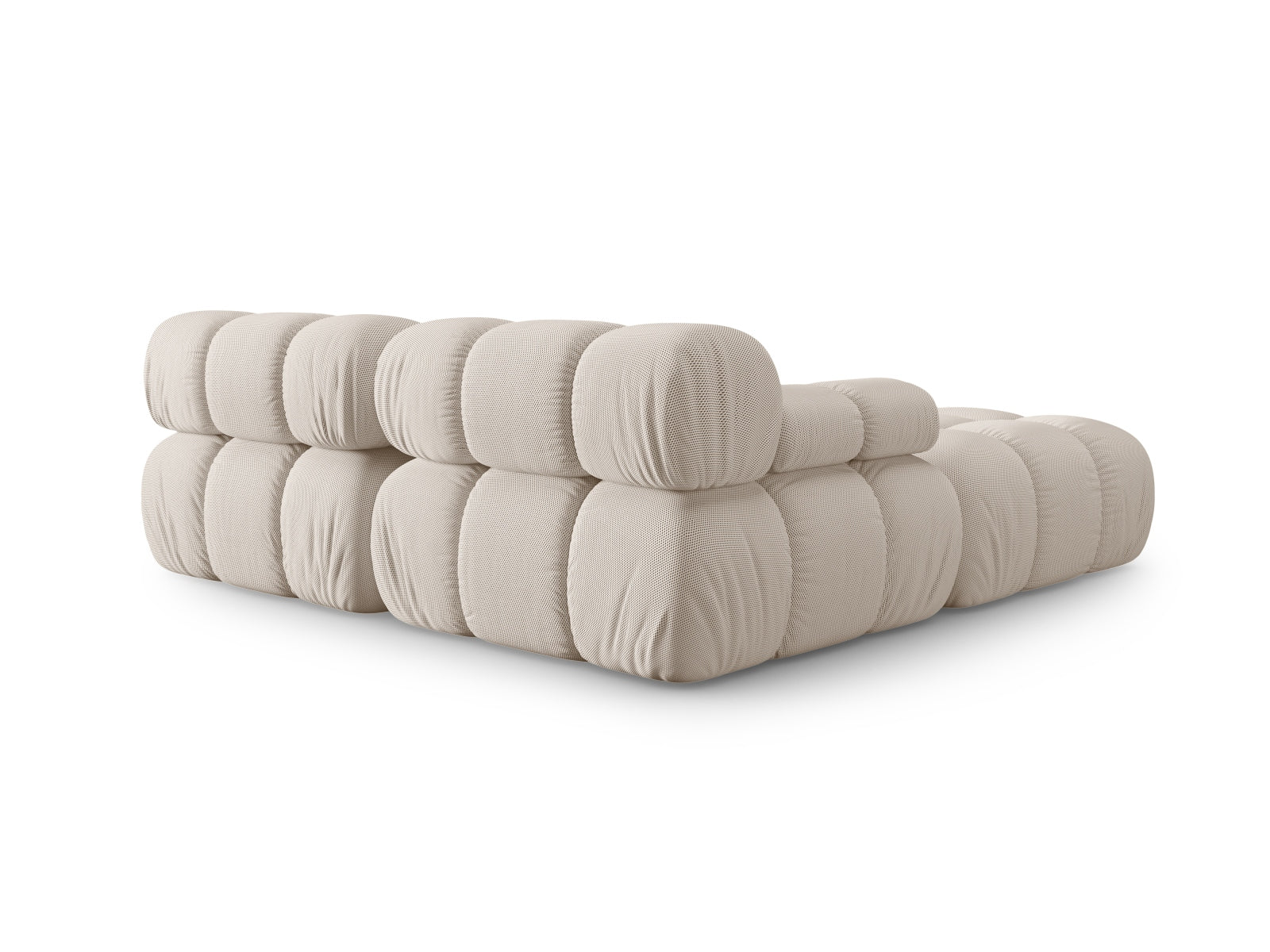 Modulares Bellis 3-Sitzer Sofa in sanftem Beige, perfekt für moderne Wohnkonzepte, bietet Komfort und Flexibilität von Micadoni.