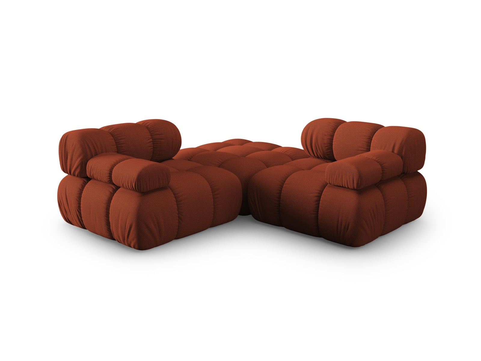Elegantes Bellis 3-Sitzer Sofa in Brick-Sonic, 188 cm, linksseitig, perfekt für stilvolle Wohnräume und entspannte Abende.