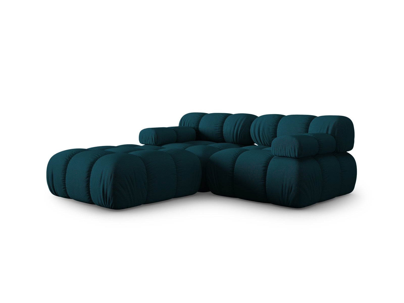 Elegantes Bellis 3-Sitzer Sofa in Navy Blue-Sonic, modulares Design, ideal für stilvolle Wohnräume, präsentiert von Micadoni.