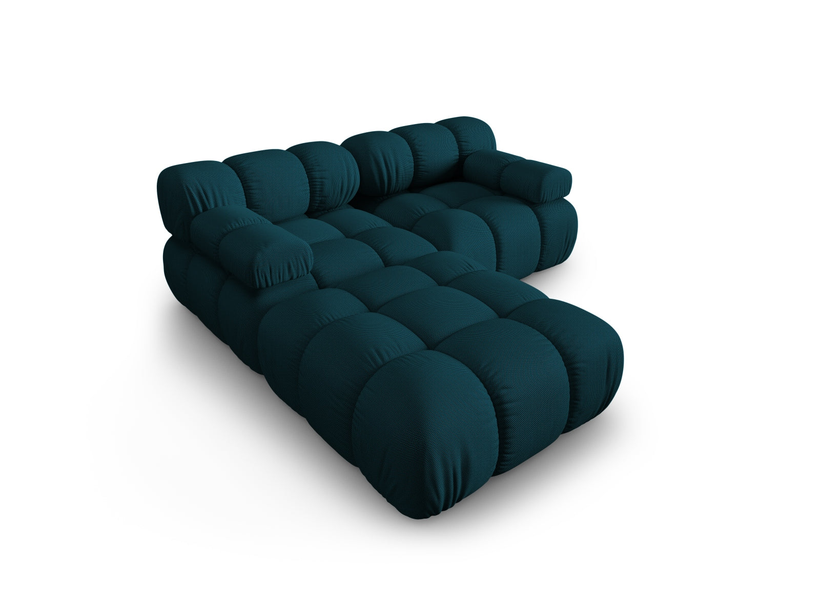 Modulares 3-Sitzer Sofa Bellis in Navy Blue-Sonic, perfekt für moderne Wohnkonzepte, bietet Komfort und Stil von Micadoni.