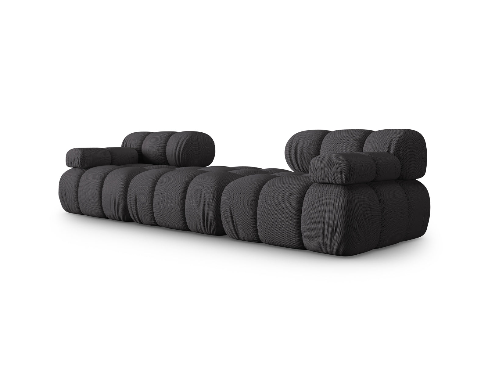 Modulares Bellis 3-Sitzer Sofa in Espresso-Sonic, perfekt für gemütliche Wohnzimmer, kombiniert zeitgemäße Ästhetik mit vielseitiger Nutzung.