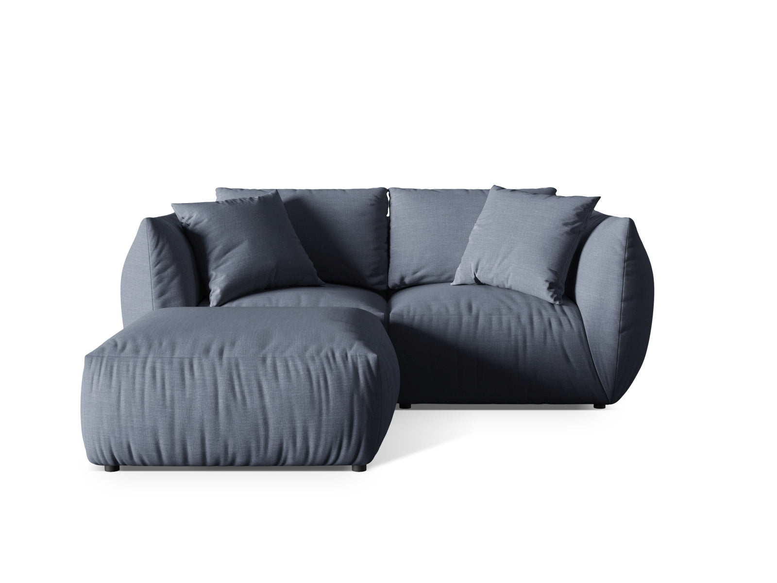 Chris Modular Ecksofa 4 Sitzer in Light Green-LINS präsentiert im Onlineshop von KAQTU Design AG. L-Sofa links ist von Micadoni
