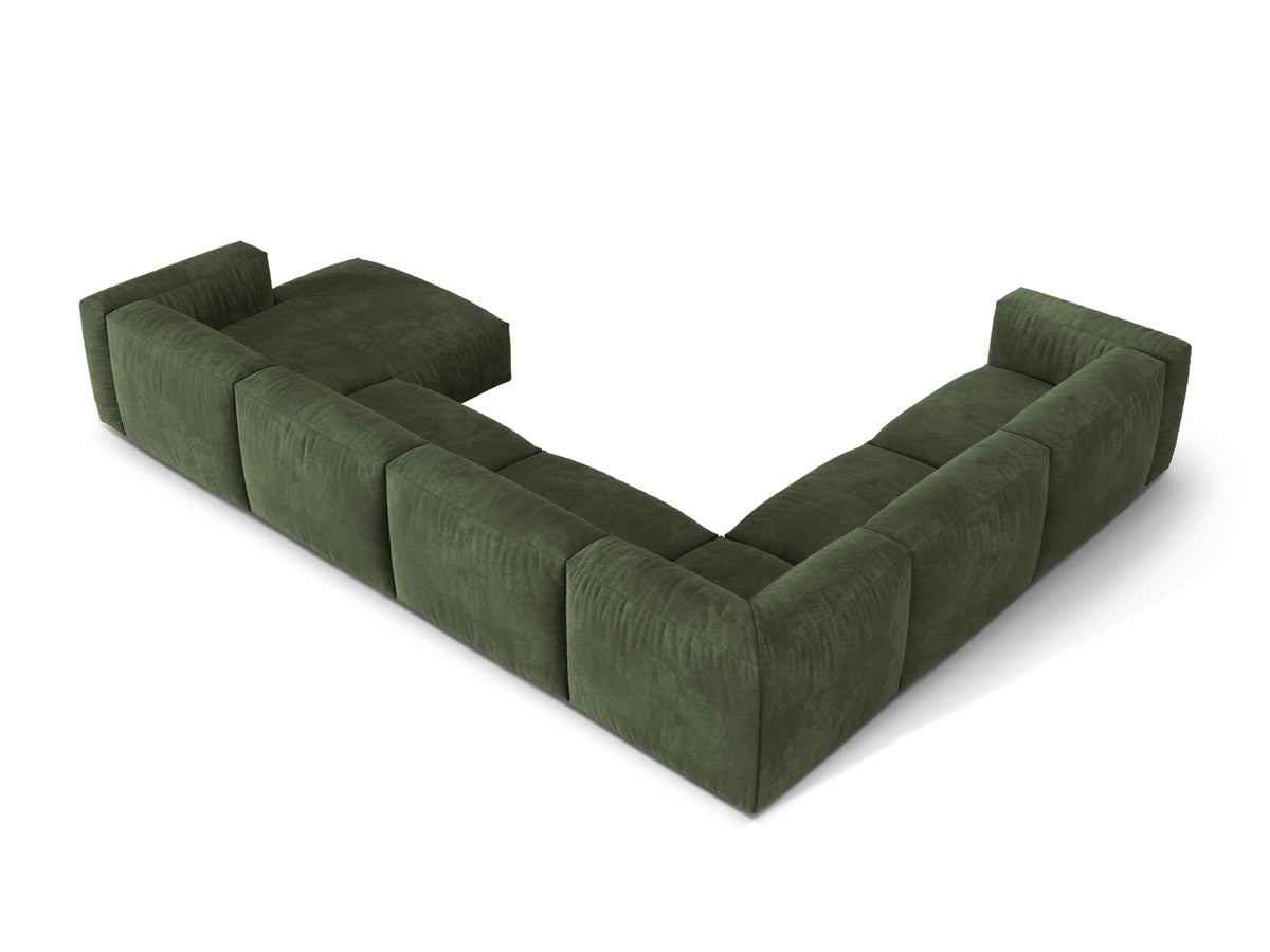 6-Sitzer Modular Ecksofa links Martina in Green-Vogue präsentiert im Onlineshop von KAQTU Design AG. Ecksofa links ist von Micadoni