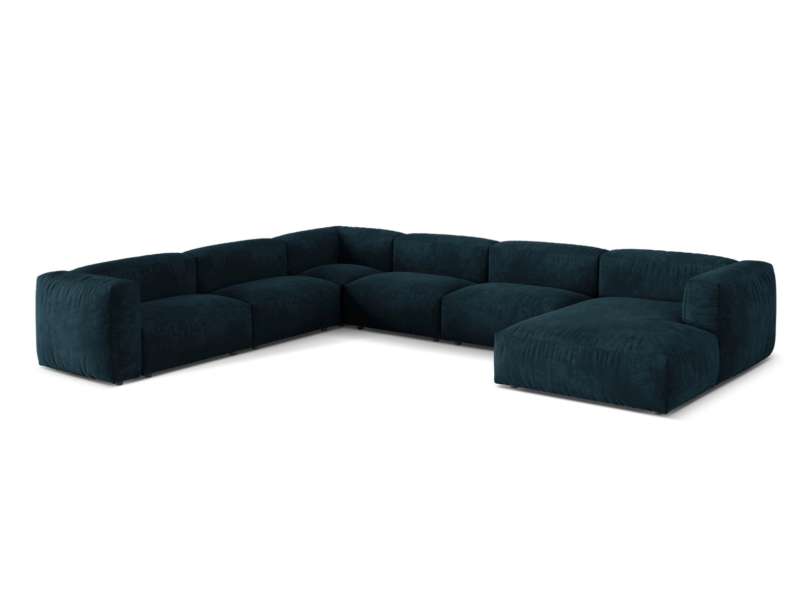 Stylisches 6-Sitzer Ecksofa Martina in linker Ausführung, ideal für gemütliche Abende und zeitgemäße Einrichtung.