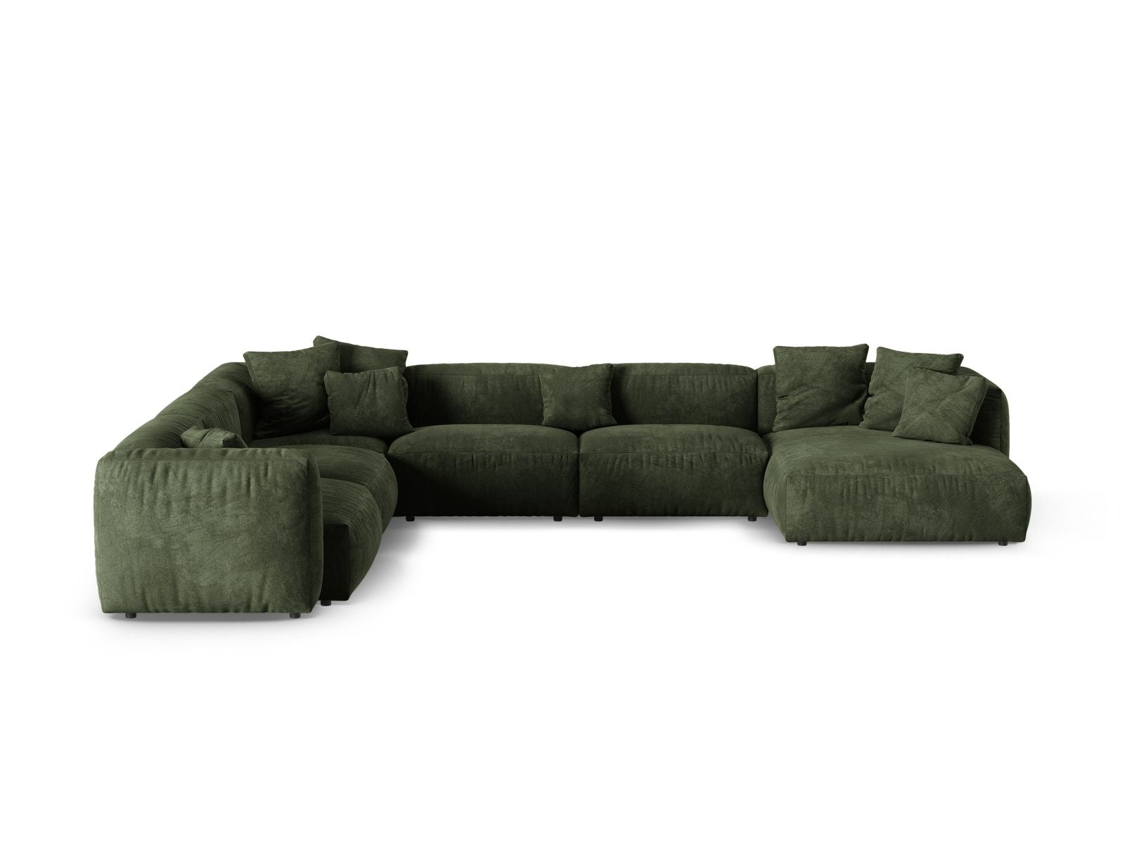 6-Sitzer Modular Ecksofa links XL Martina in Green-Vogue präsentiert im Onlineshop von KAQTU Design AG. Ecksofa links ist von Micadoni