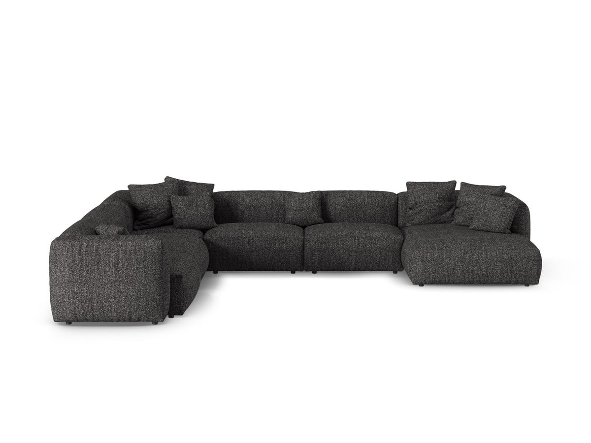 6-Sitzer Modular Ecksofa links XL Martina in Anthracite-Monet präsentiert im Onlineshop von KAQTU Design AG. Ecksofa links ist von Micadoni