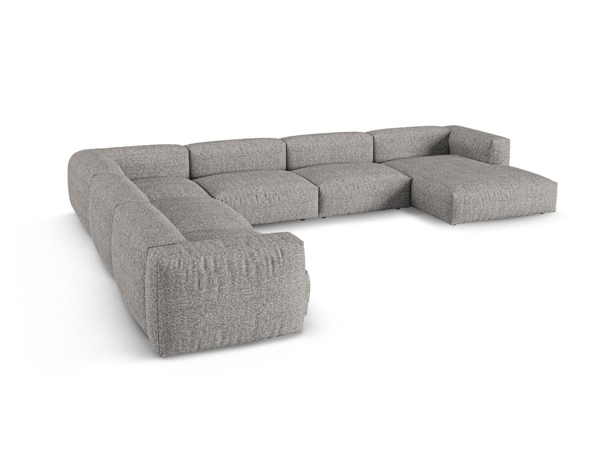6-Sitzer Modular Ecksofa links XL Martina in Graphite-Monet präsentiert im Onlineshop von KAQTU Design AG. Ecksofa links ist von Micadoni