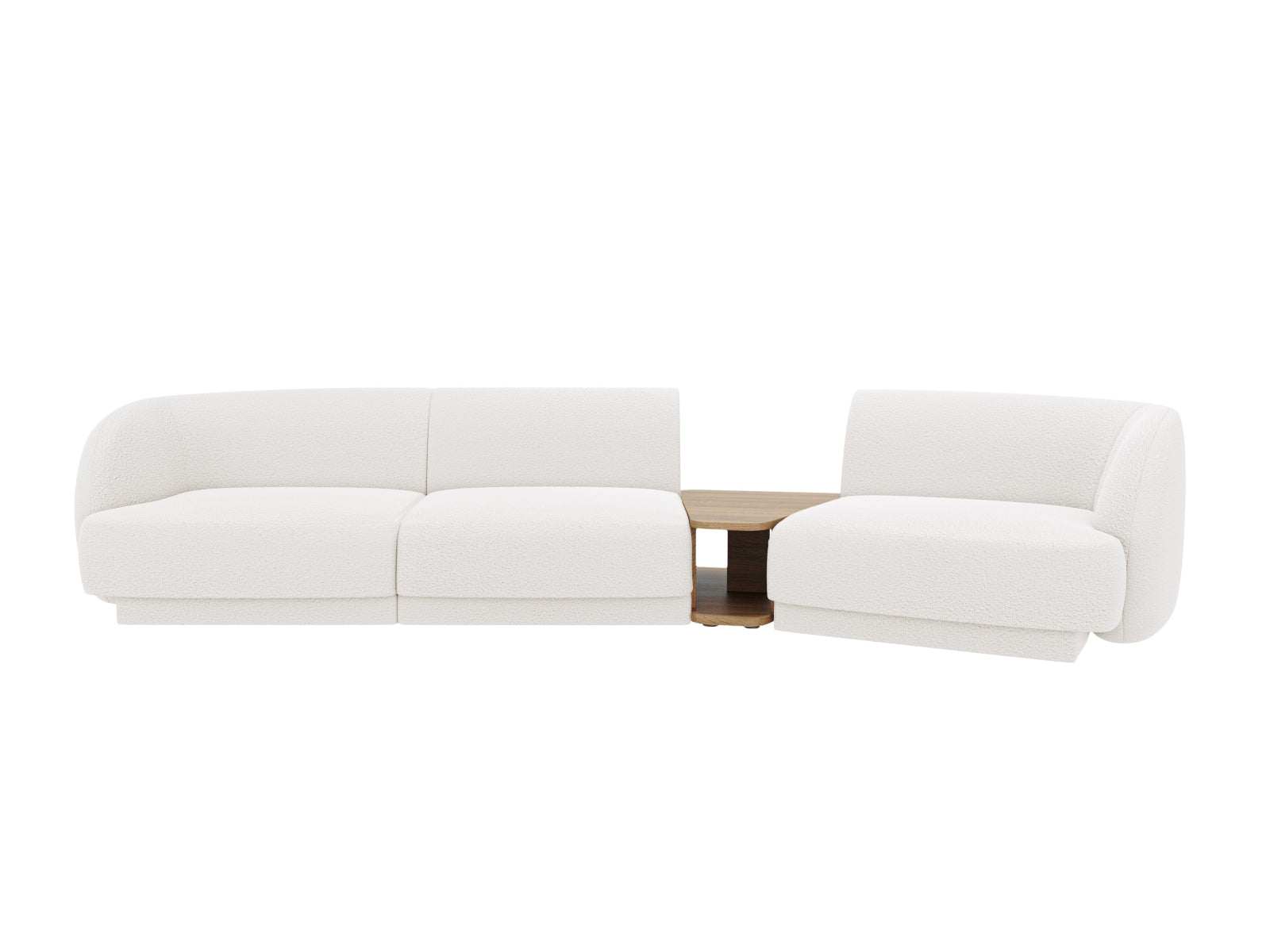 Stylisches Miley Modulares Sofa, 3-Sitzer, rechte Ausführung, perfekt für zeitgemäße Interiors, vereint Komfort und Flexibilität in der Gestaltung.