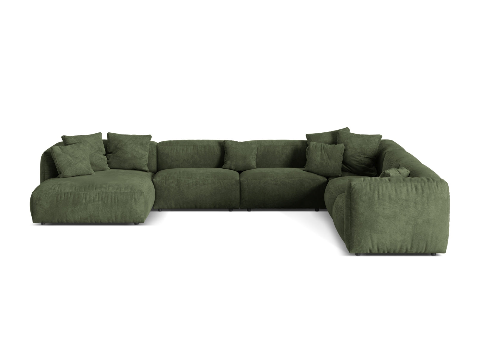 6-Sitzer Modular Ecksofa rechts XL Martina in Green-Vogue präsentiert im Onlineshop von KAQTU Design AG. Ecksofa rechts ist von Micadoni