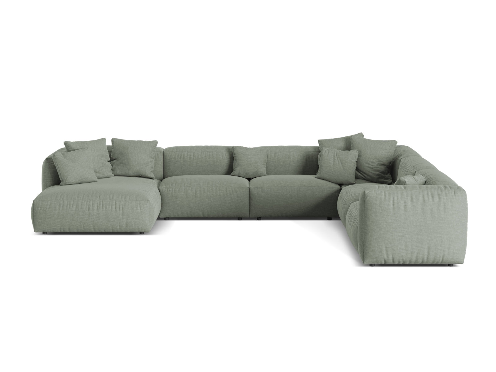 Stylisches 6-Sitzer Ecksofa Martina von Micadoni, ideal für gemütliche Abende und stilvolle Einrichtung in Ihrem Wohnzimmer.