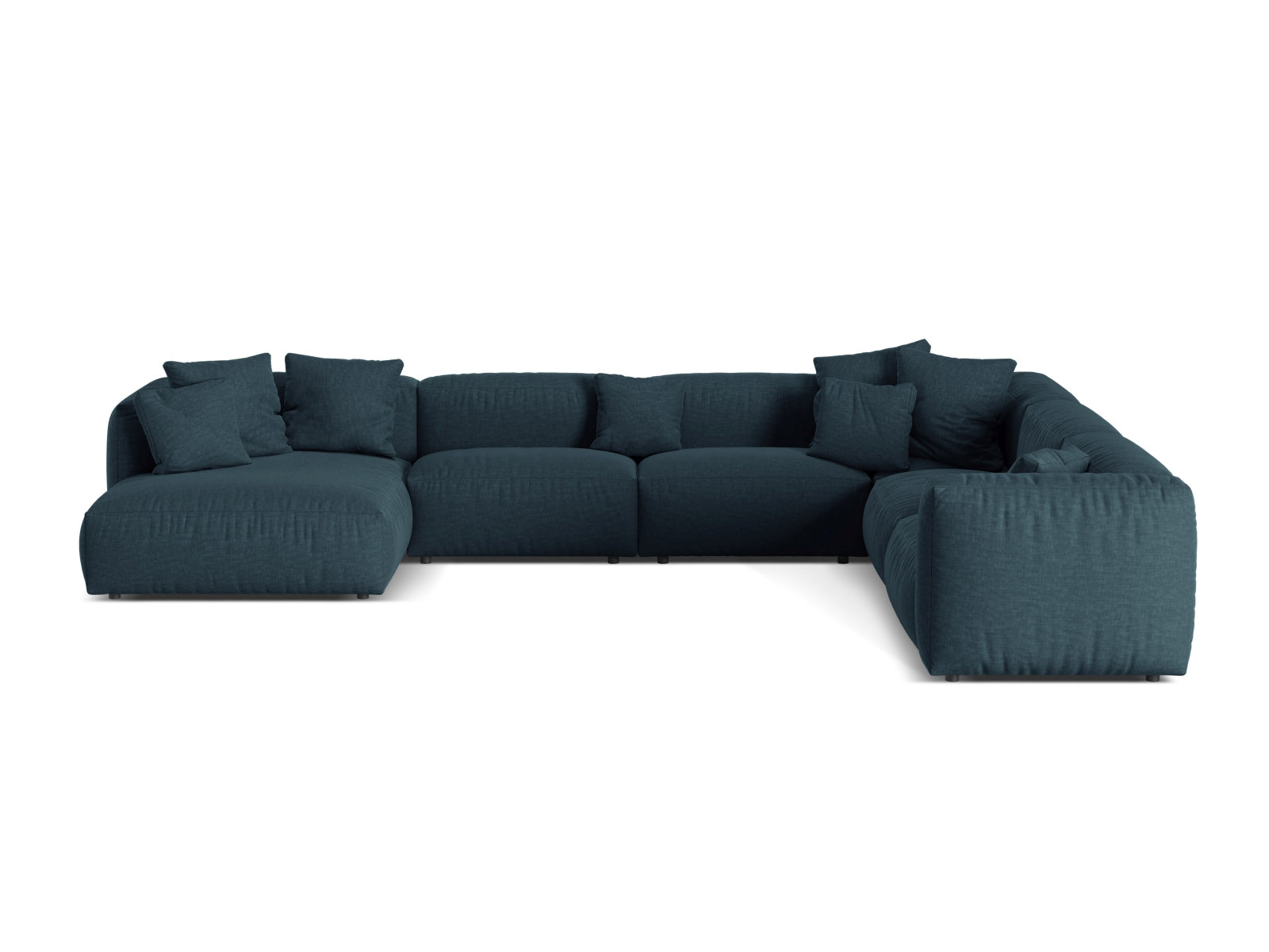 Elegantes 6-Sitzer Ecksofa Martina von Micadoni, perfekt für gesellige Runden und ein modernes Wohnambiente.