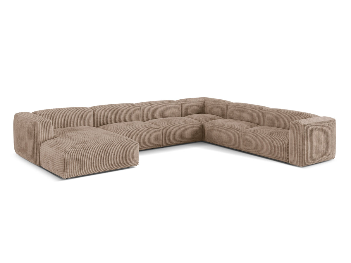 6-Sitzer Ecksofa rechts Martina in Acorn-Tilia präsentiert im Onlineshop von KAQTU Design AG. Ecksofa rechts ist von Micadoni