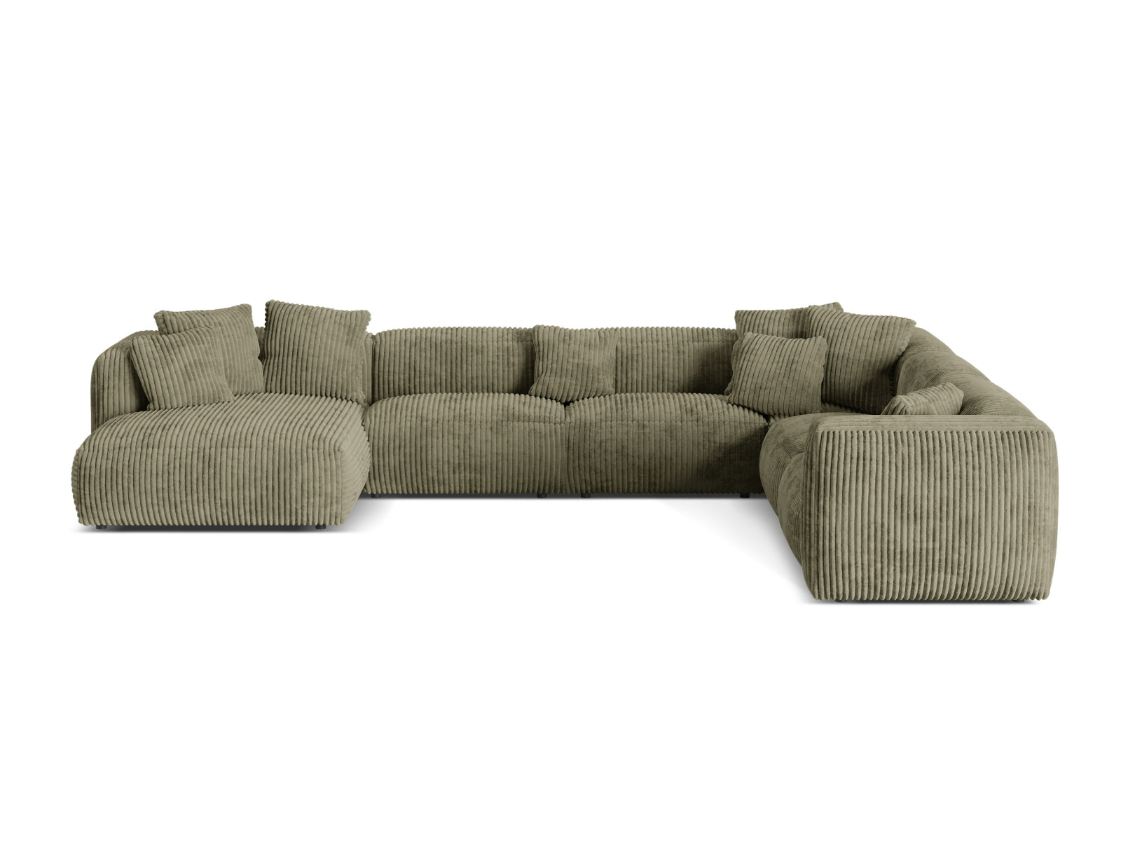 Elegantes 6-Sitzer Ecksofa Martina von Micadoni, perfekt für stilvolle Wohnräume und entspannte Zusammenkünfte mit Freunden und Familie.