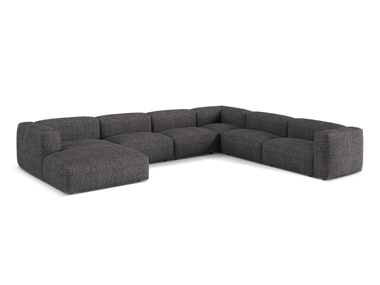 Elegantes 6-Sitzer Ecksofa Martina in hochwertiger Verarbeitung, rechtsseitig, ideal für gemütliche Abende und gesellige Runden.