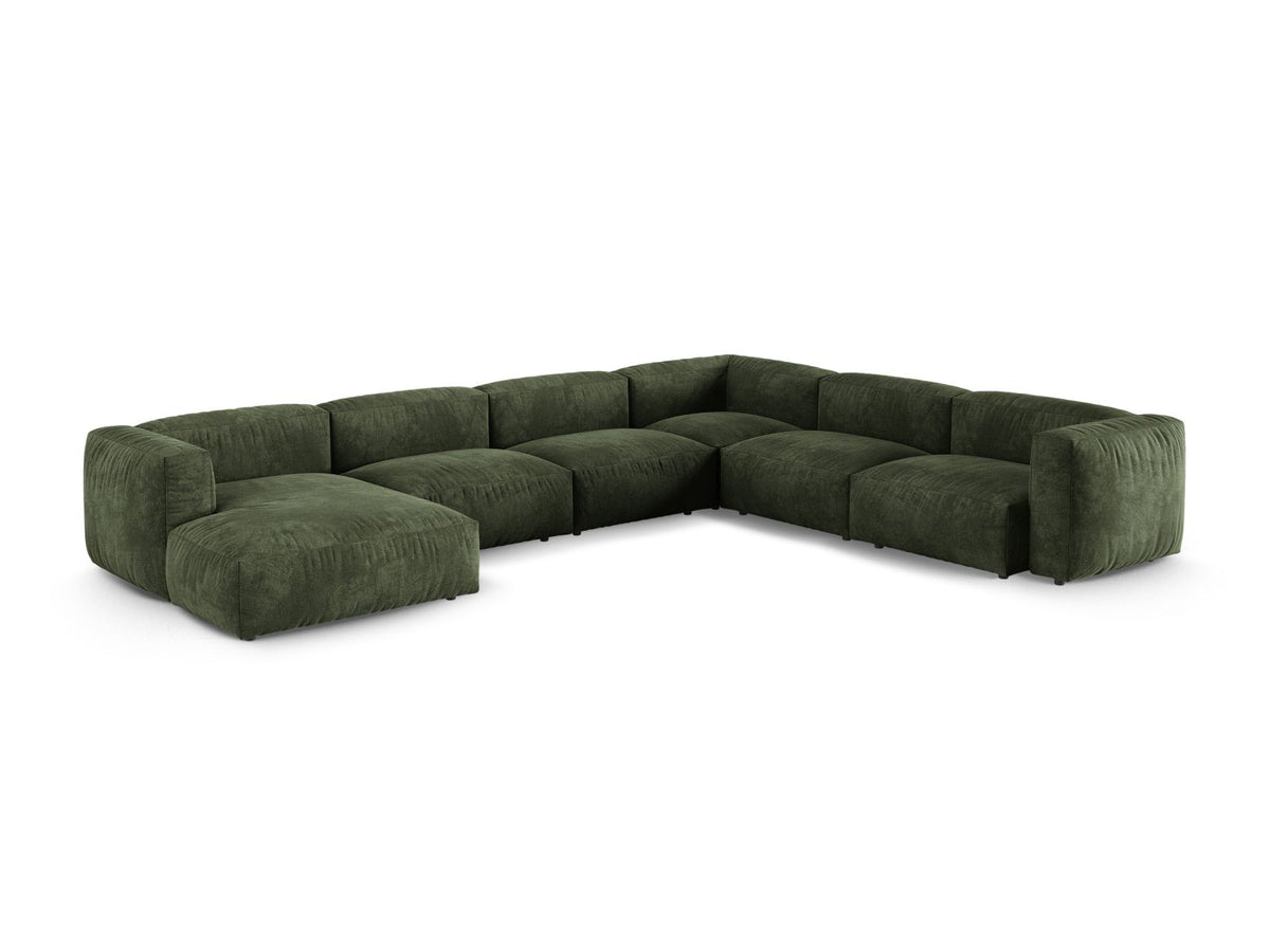6-Sitzer XL Modular Ecksofa rechts Martina in Green-Vogue präsentiert im Onlineshop von KAQTU Design AG. Ecksofa rechts ist von Micadoni