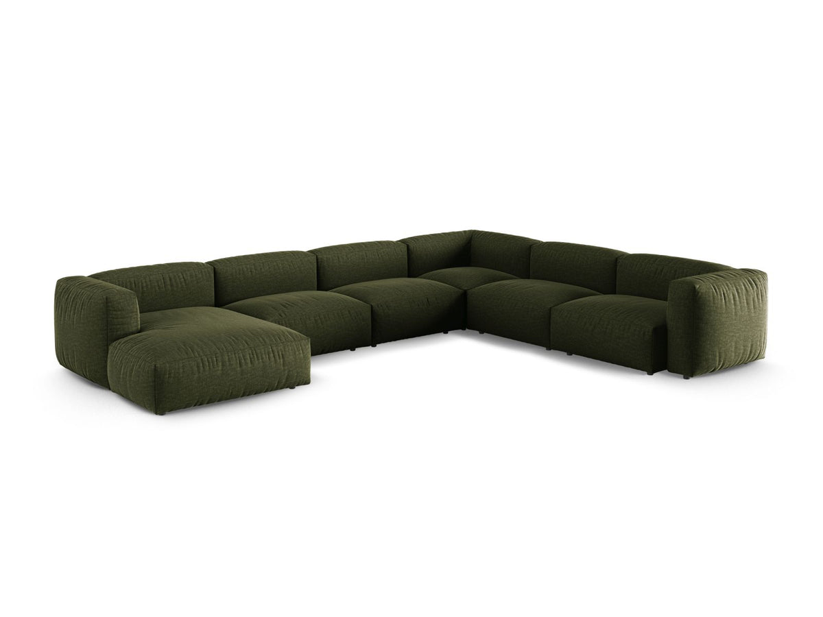 6-Sitzer Ecksofa rechts XL Martina in Green-Boston präsentiert im Onlineshop von KAQTU Design AG. Ecksofa rechts ist von Micadoni