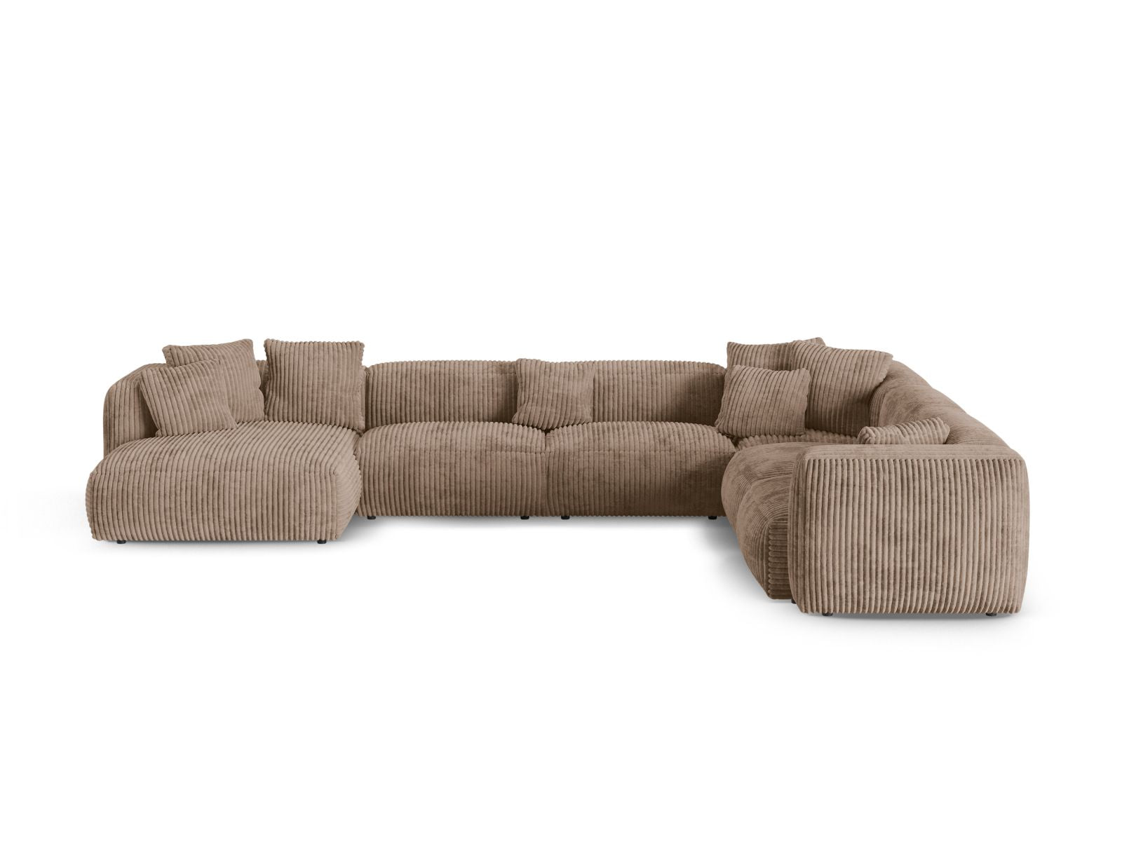 6-Sitzer Ecksofa rechts XL Martina in Acorn-Tilia präsentiert im Onlineshop von KAQTU Design AG. Ecksofa rechts ist von Micadoni