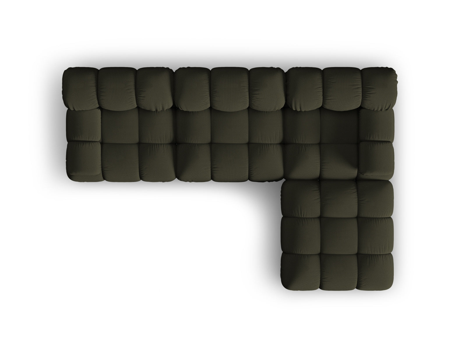 Elegantes Bellis 4-Sitzer Sofa in Amazon Green-Sonic, 188 cm, rechtsseitig, ideal für moderne und stilvolle Wohnkonzepte von Micadoni.