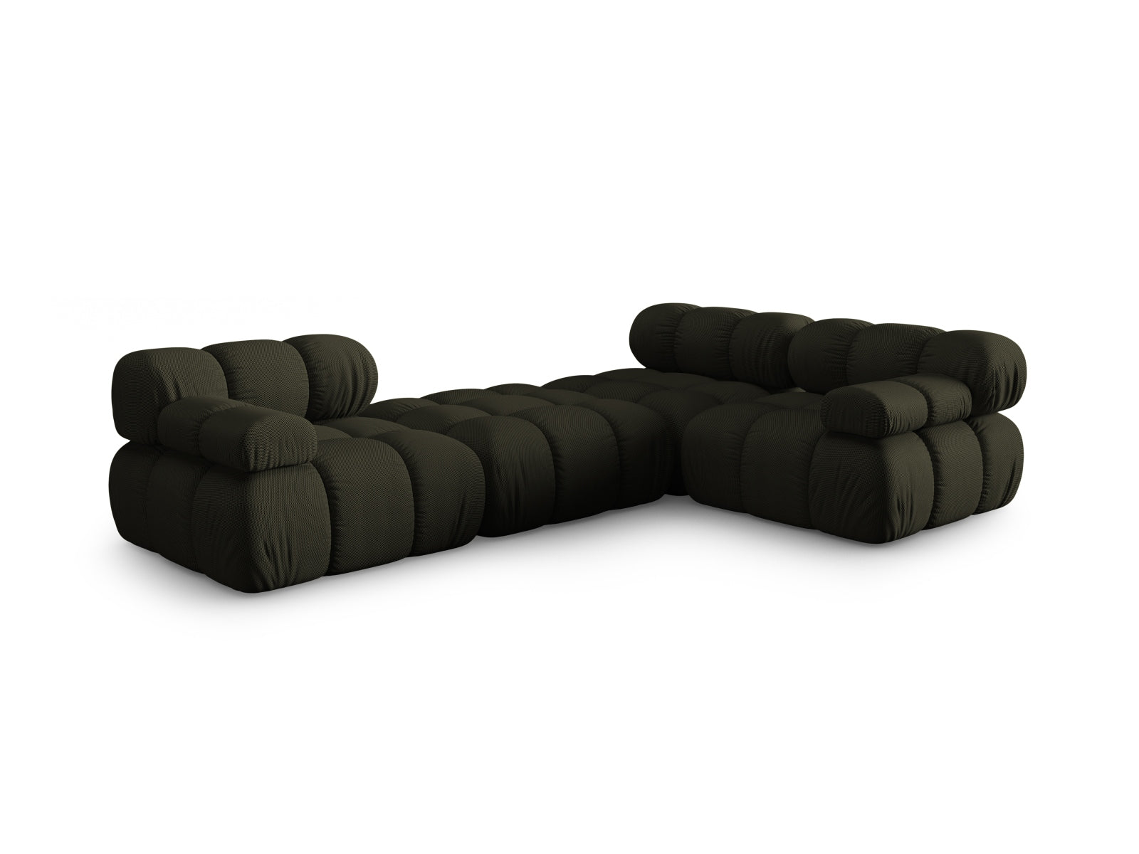 Elegantes Bellis 4-Sitzer Sofa in Amazon Green-Sonic, 188 cm, rechtsseitig, ideal für moderne Wohnkonzepte von Micadoni.