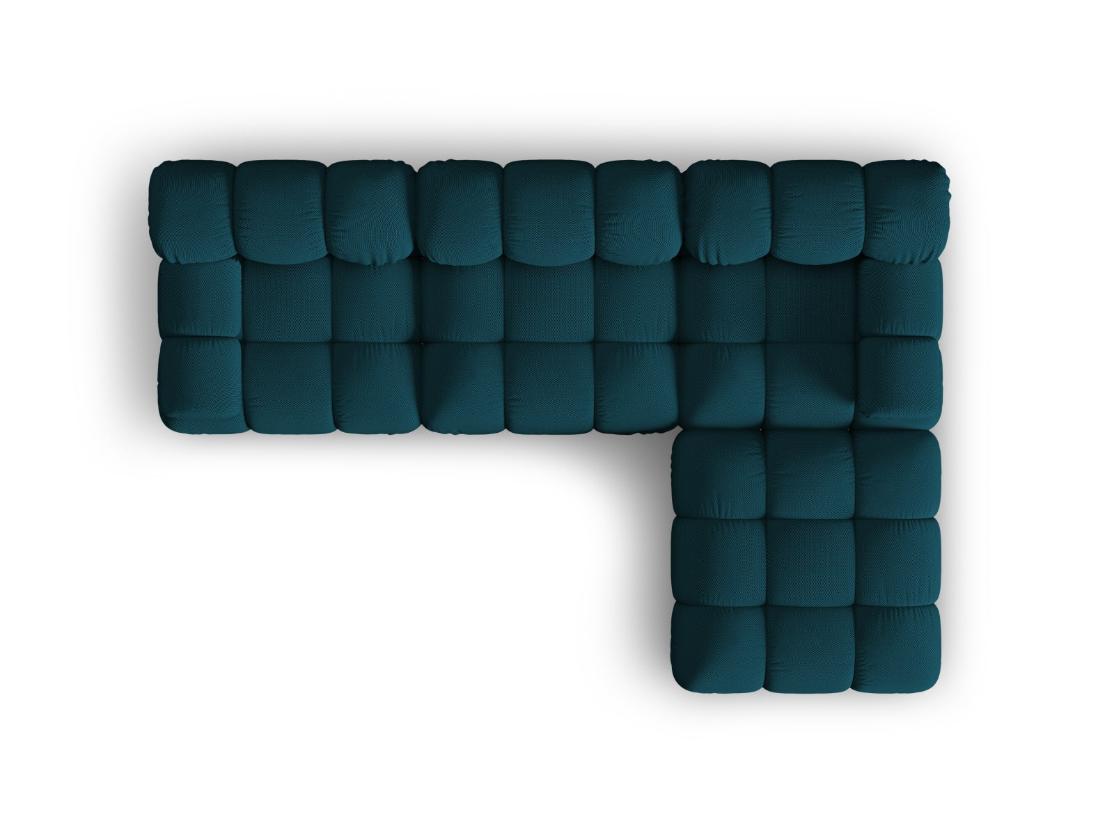 Elegantes Bellis 4-Sitzer Sofa in tiefblau, 188 cm, rechtsseitig, ideal für stilvolle und komfortable Wohnräume.
