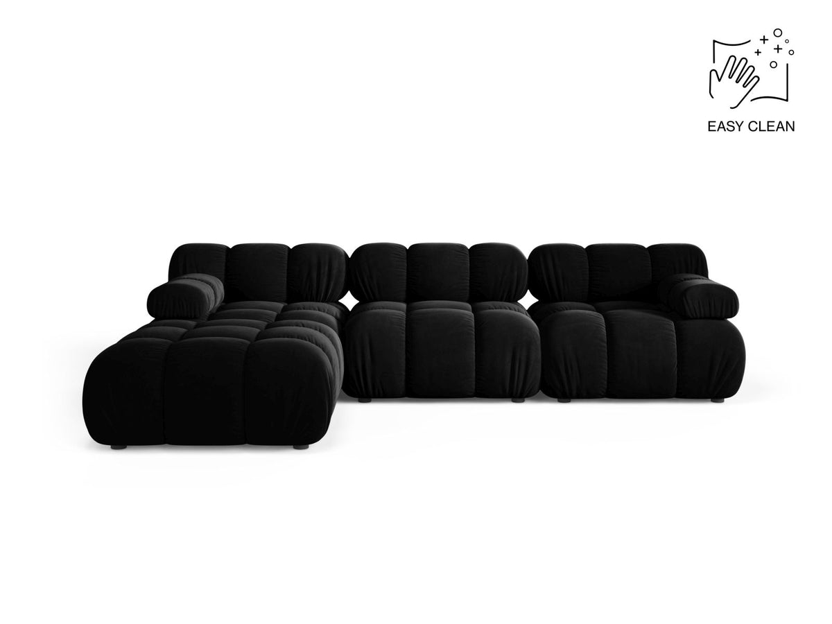 4-Sitzer Modular Sofa Bellis in Black-Venus präsentiert im Onlineshop von KAQTU Design AG. 4er Sofa ist von Micadoni
