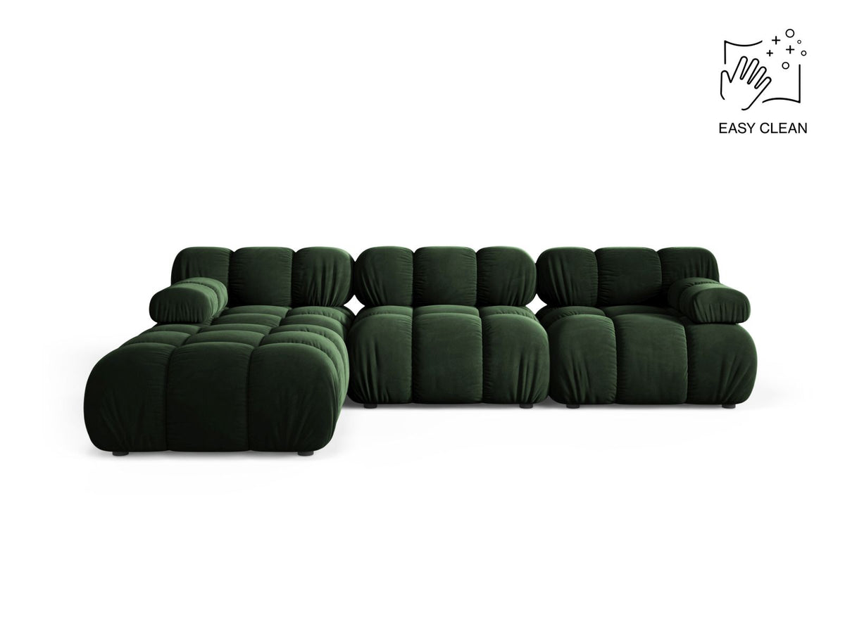 4-Sitzer Modular Sofa Bellis in Bottle Green-Venus präsentiert im Onlineshop von KAQTU Design AG. 4er Sofa ist von Micadoni