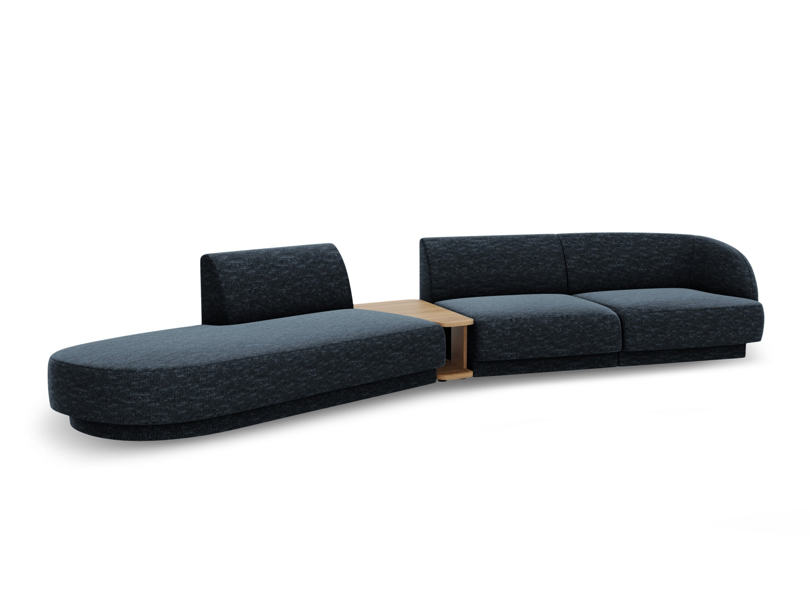 Entdecken Sie das Miley Modulare Sofa links 4 Sitzer von Micadoni – stilvoll, anpassbar und perfekt für entspannte Stunden mit Familie und Freunden.