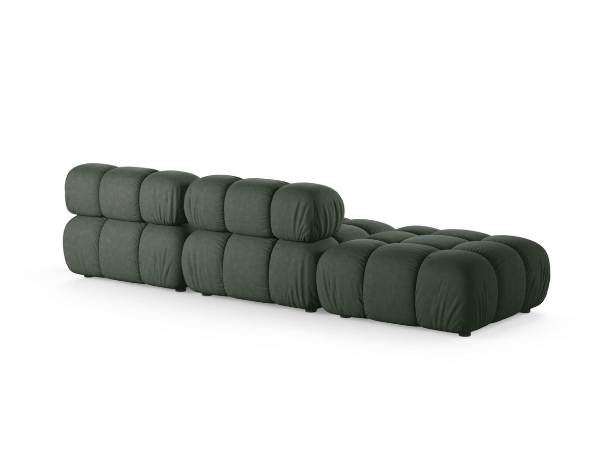 4-Sitzer Modulares Sofa links Bellis in Moss Green-Liberty präsentiert im Onlineshop von KAQTU Design AG. 4er Sofa ist von Micadoni