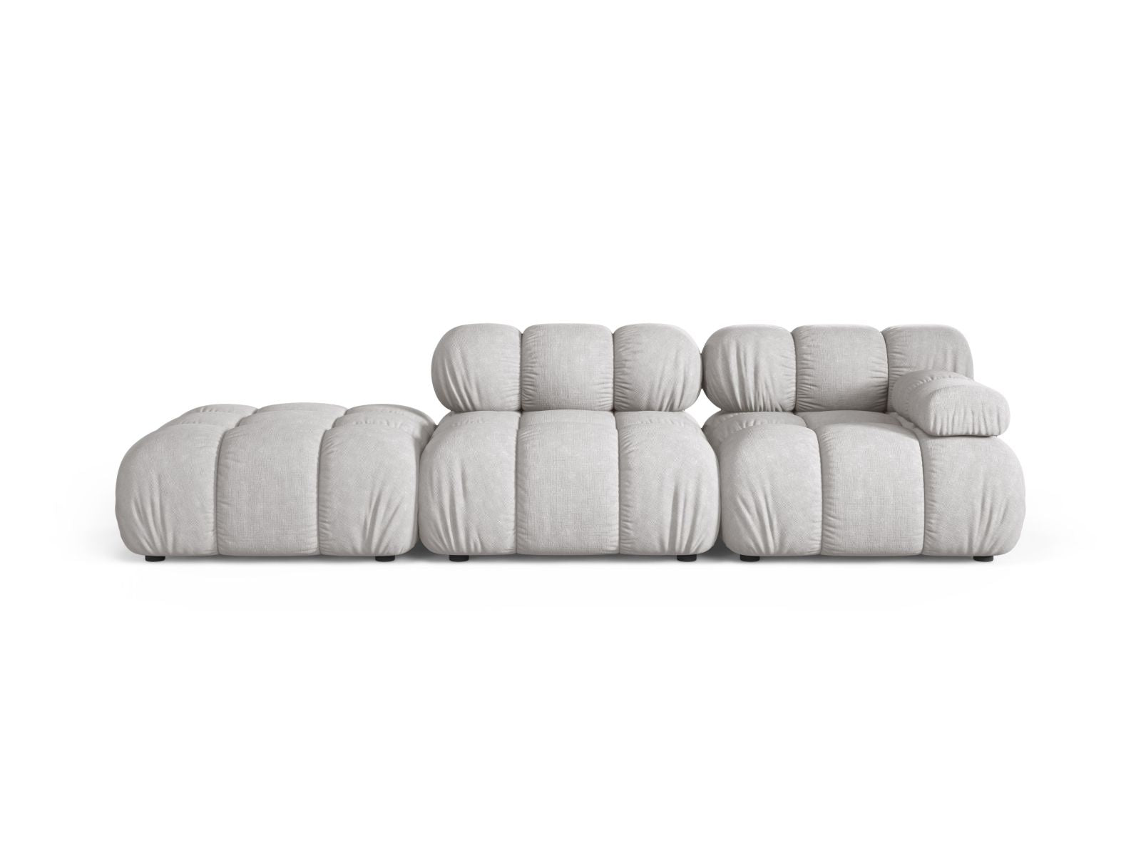 4-Sitzer Modulares Sofa links Bellis in Light Grey-Liberty präsentiert im Onlineshop von KAQTU Design AG. 4er Sofa ist von Micadoni