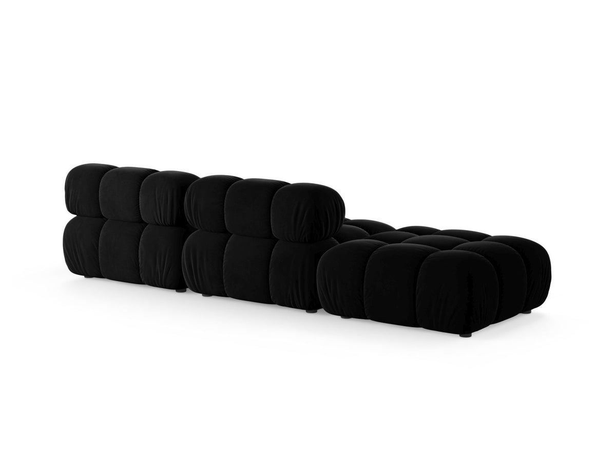 4-Sitzer Modular Sofa links Bellis in Black-Venus präsentiert im Onlineshop von KAQTU Design AG. 4er Sofa ist von Micadoni