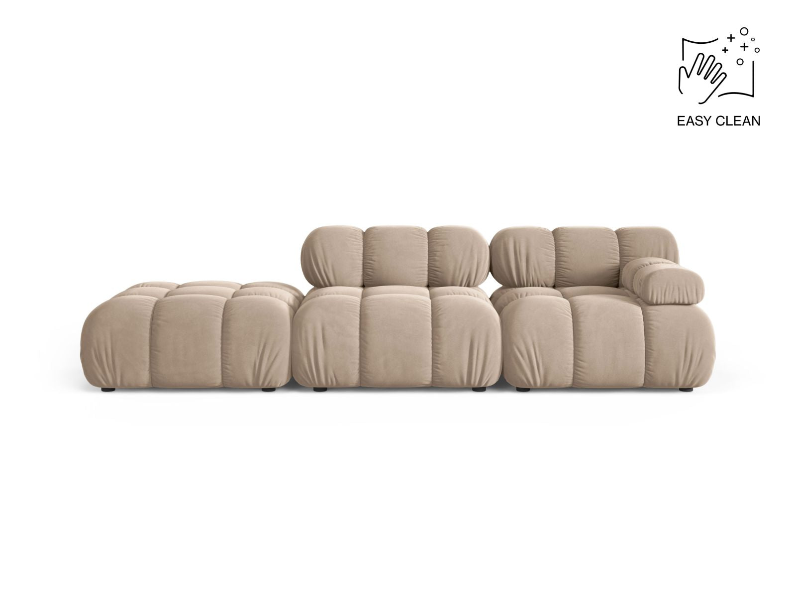4-Sitzer Modular Sofa links Bellis in Beige-Venus präsentiert im Onlineshop von KAQTU Design AG. 4er Sofa ist von Micadoni