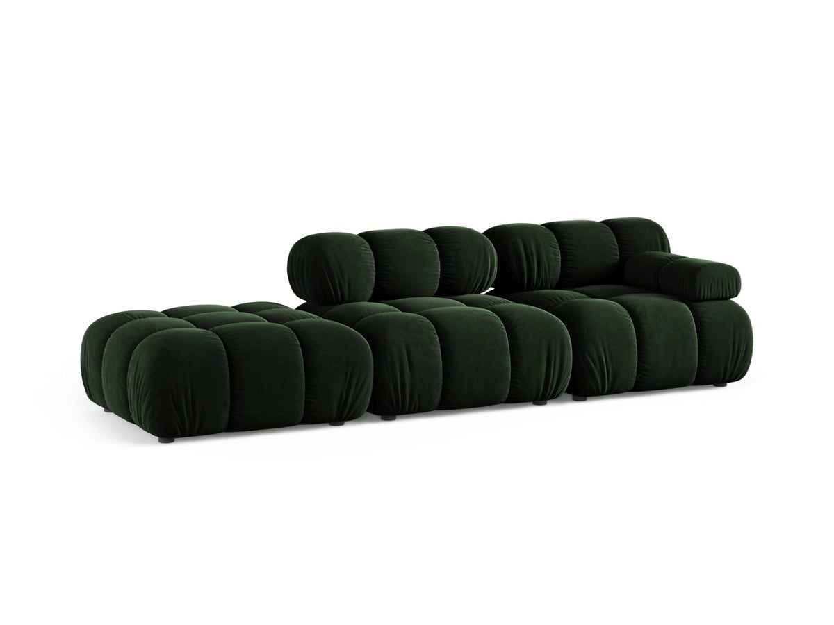 4-Sitzer Modular Sofa links Bellis in Bottle Green-Venus präsentiert im Onlineshop von KAQTU Design AG. 4er Sofa ist von Micadoni