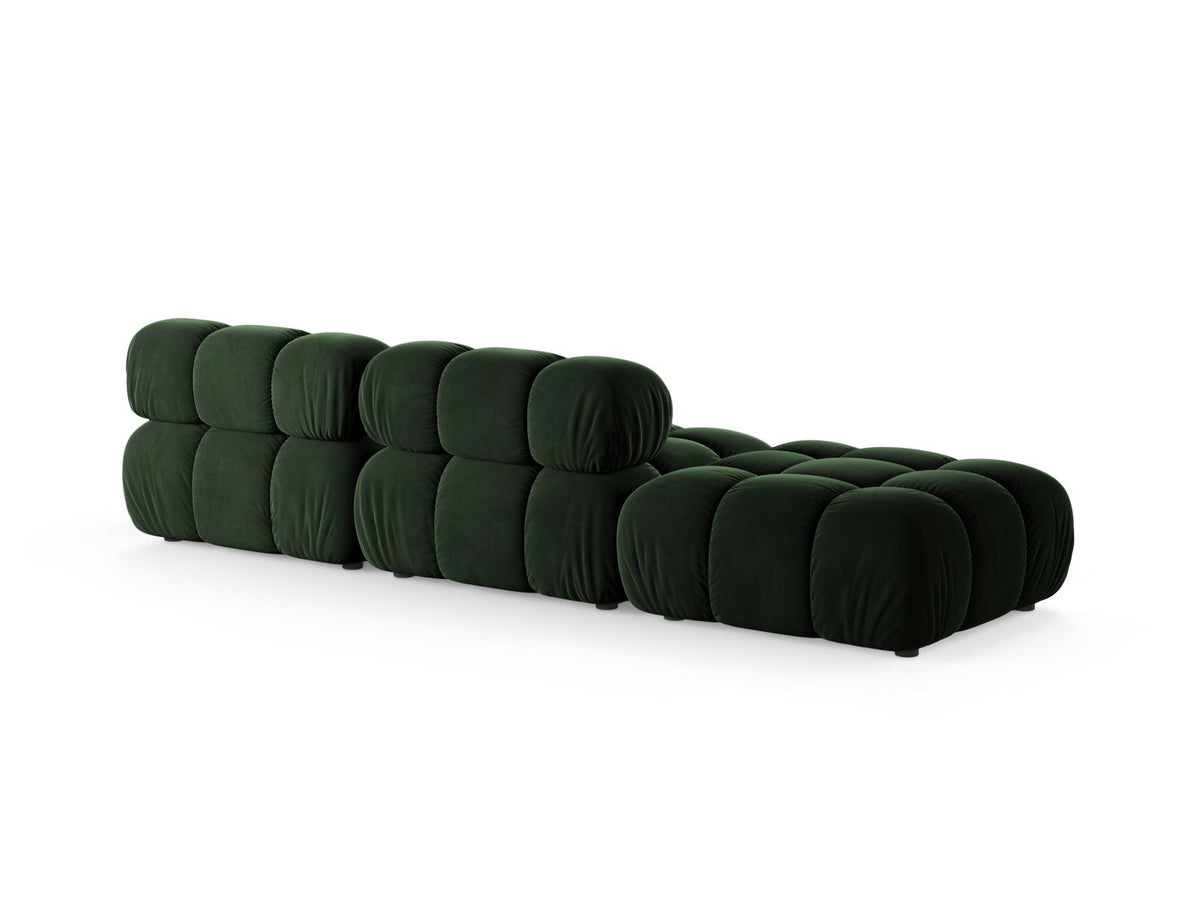 4-Sitzer Modular Sofa links Bellis in Bottle Green-Venus präsentiert im Onlineshop von KAQTU Design AG. 4er Sofa ist von Micadoni