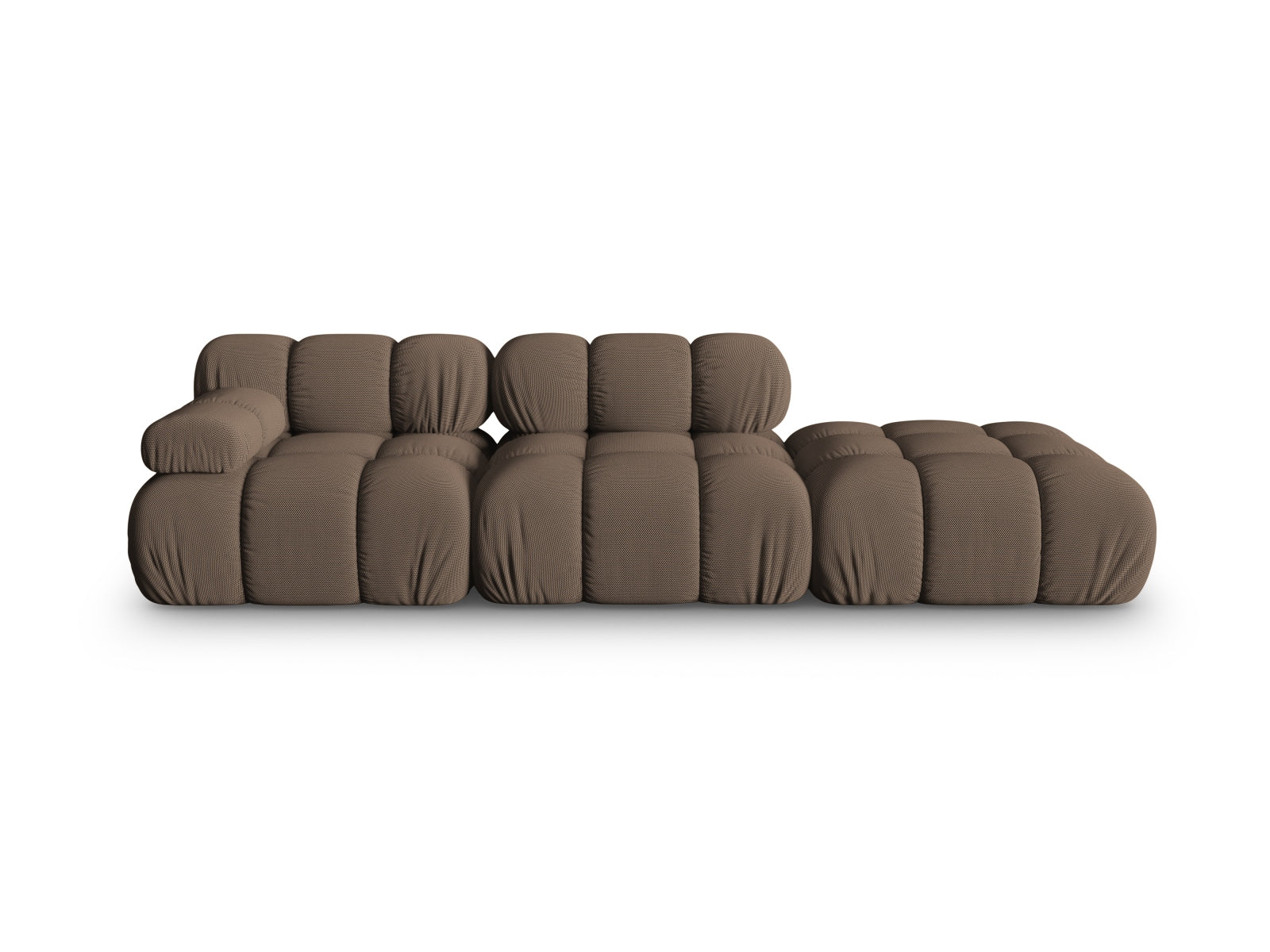 Bellis Modulares Sofa rechts 4 Sitzer 94cm in Brown präsentiert im Onlineshop von KAQTU Design AG. L-Sofa rechts ist von Micadoni