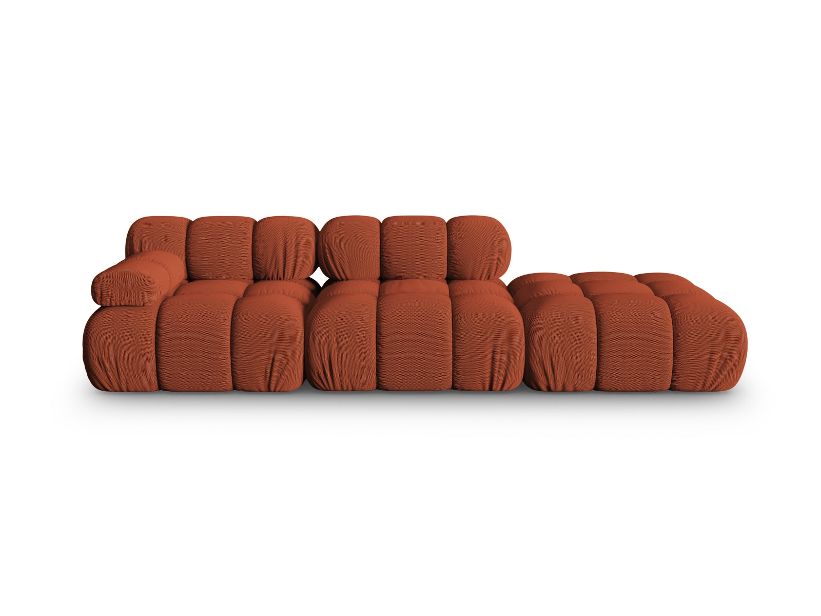 Bellis Modulares Sofa rechts 4 Sitzer 94cm in Brick präsentiert im Onlineshop von KAQTU Design AG. L-Sofa rechts ist von Micadoni